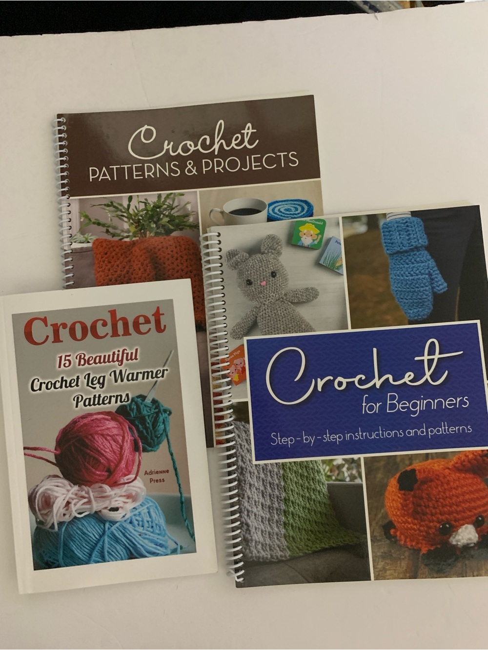 Assorted Crochet Pattern Books 3 Books
